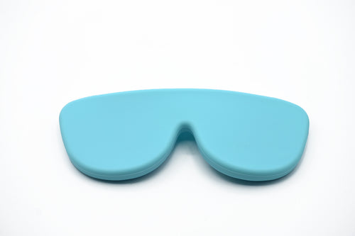 Funda de gafas de silicona flexible - Celeste