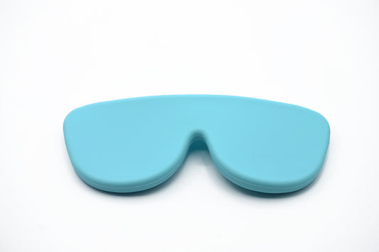 Funda de gafas de silicona flexible - Celeste