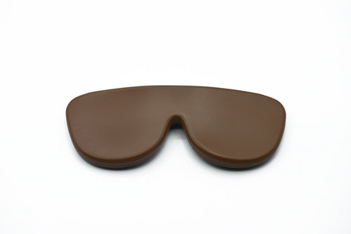 Funda de gafas de silicona flexible - Chocolate
