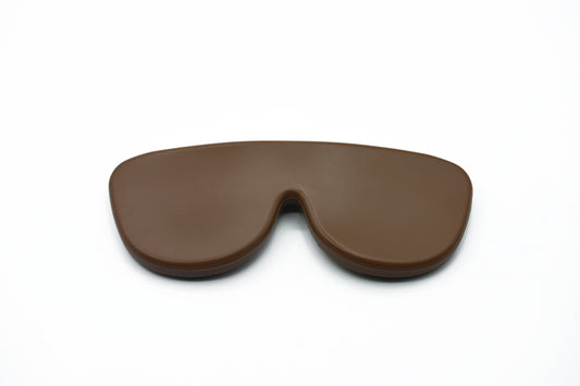 Funda de gafas de silicona flexible - Chocolate