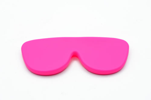 Funda de gafas de silicona flexible - Fucsia