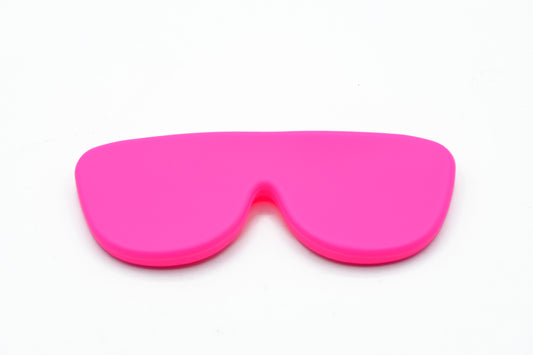 Funda de gafas de silicona flexible - Fucsia