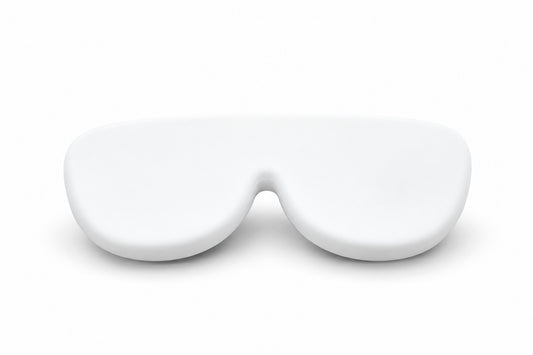 Funda de gafas de silicona flexible - White