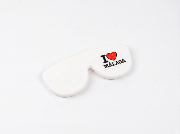 LUPS I ❤️ Málaga — Funda de Gafas de Silicona